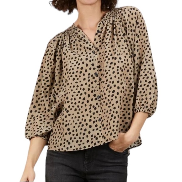 Tucker NYC The Classic Bold Floral Blouse S - Picture 5 of 15